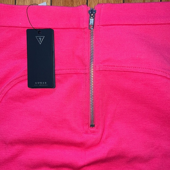 Guess women Sports Pink mesh pencil skirt - Picture 4 of 5